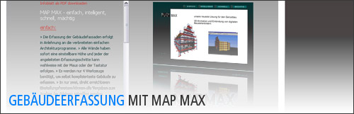 Gebäudeerfassung mit MAP MAX